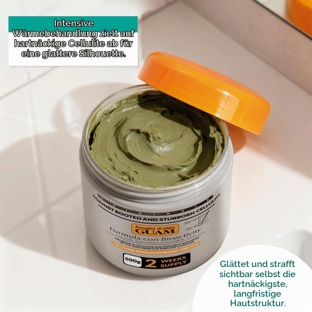 Guam, Algenfango für Hartnäckige Cellulite, gegen Cellulite und freie Radikale, Aktive Wärmewirkung