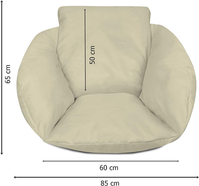Ferocity Hängesessel Kissen, Polster Bodenkissen für Schwenksessel, Auflage für Baumwoll Hängeschauk