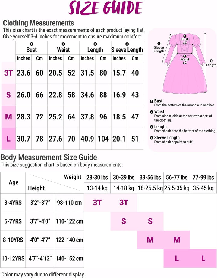 Hexenkostüm für Mädchen, rosa Druck Hexerkostüm, Light-up Hexen Halloween Kostüm Kleid UP, Rosa