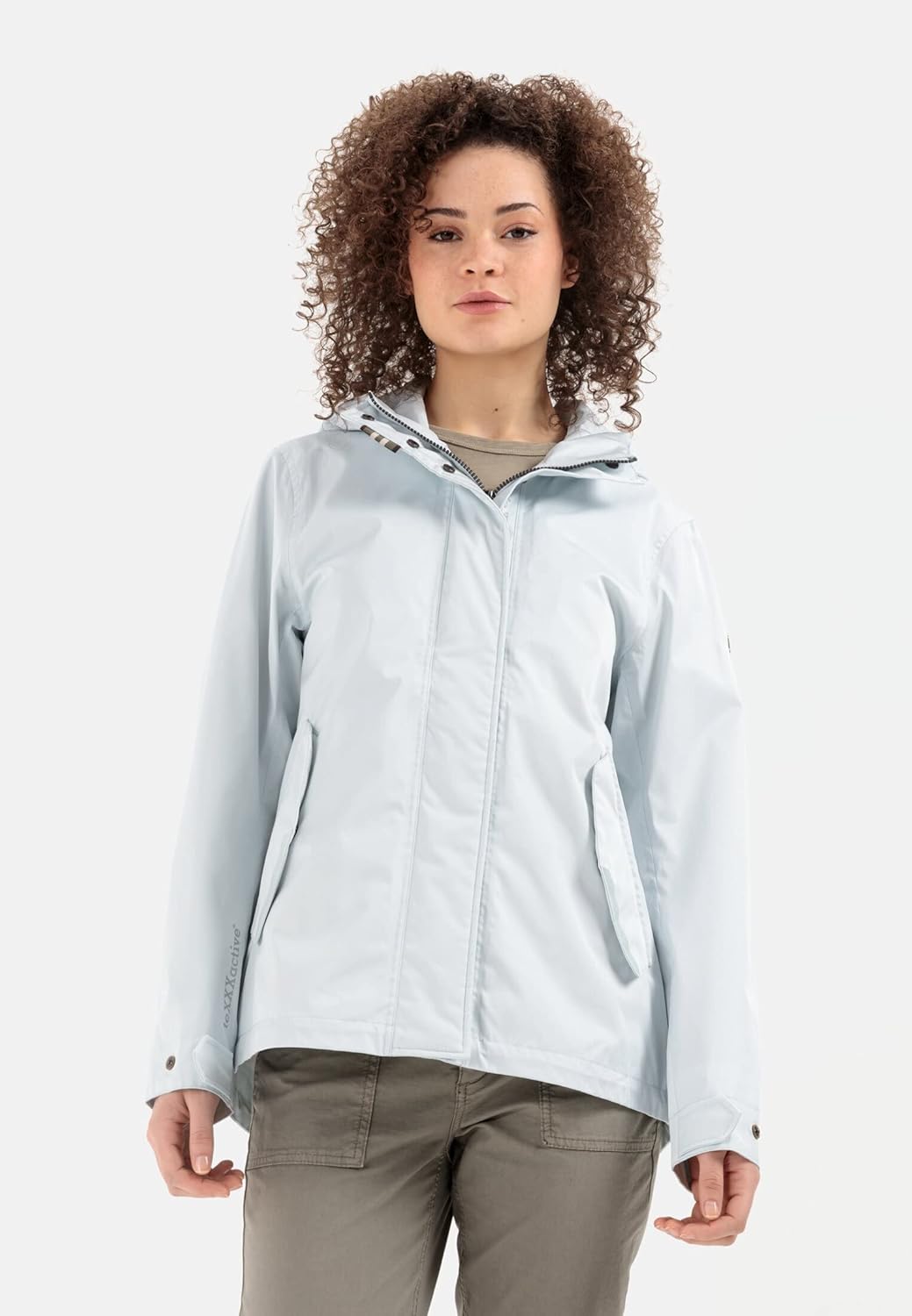camel active Damen teXXXactive® Jacke aus einem Bio-Baumwollmix 44 Pale Mint, 44 Pale Mint