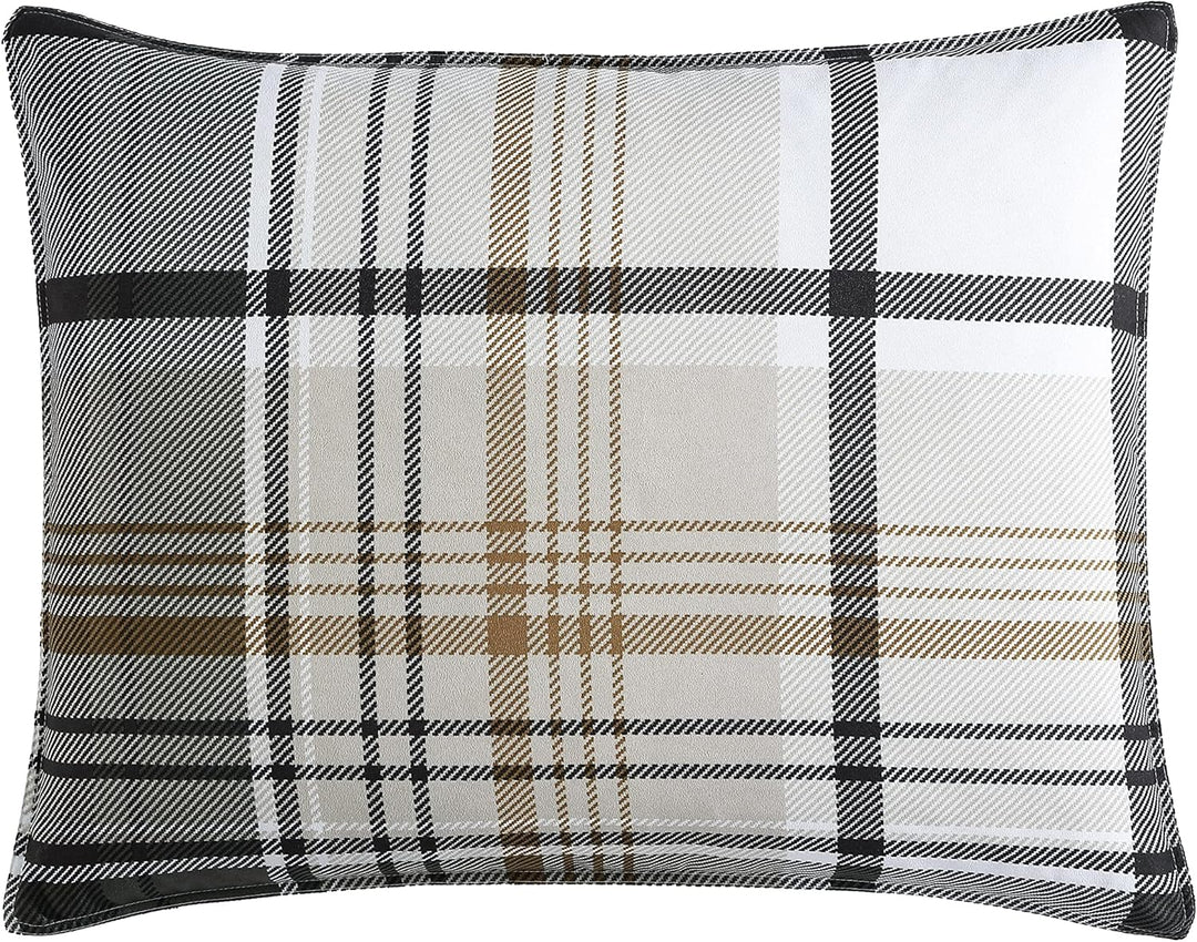 Eddie Bauer | Normandy-Kollektion | Bettwäsche-Set – weich und gemütlich, wendbar, Polyester, Grau,