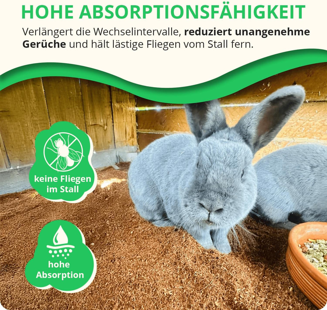 Allkokos Kokoskleintiereinstreu (2x40 Liter) 2 x 40 Liter Kokoseinstreu, 2 x 40 Liter Kokoseinstreu