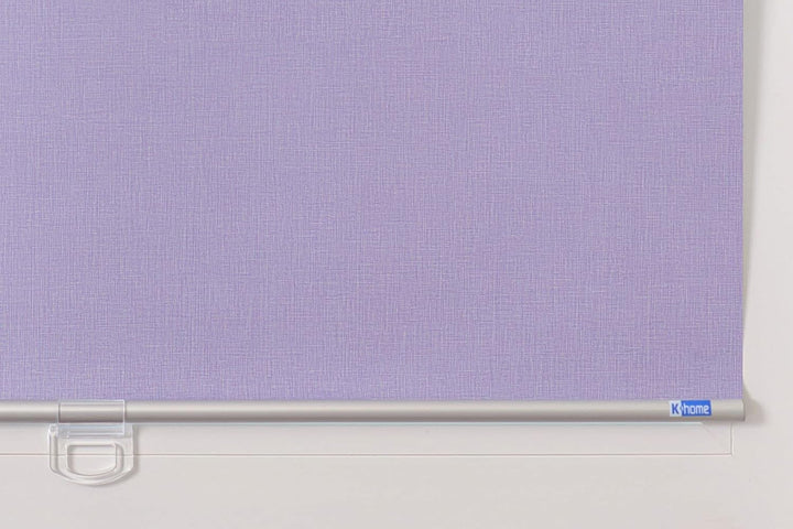 Springrollo/Mittelzugrollo mit modernen Struktur Stoff Lavendel, 80 cm x 200 cm (B x L) Lavendel 80