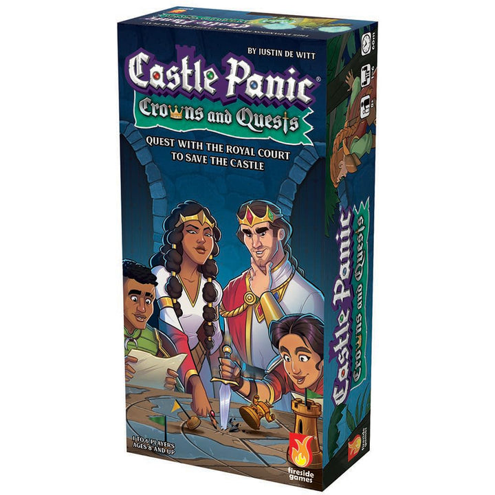 Fireside Games | Castle Panic Crowns and Quests Erweiterung | Brettspiel | ab 8 Jahren | 1-6 Spieler