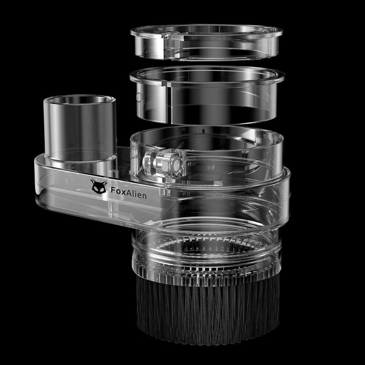 FoxAlien 69mm Staubschuh für CNC Fräs/Fräsmaschine, kompatibel mit 52mm Spindelmotor und 65mm Fräse,