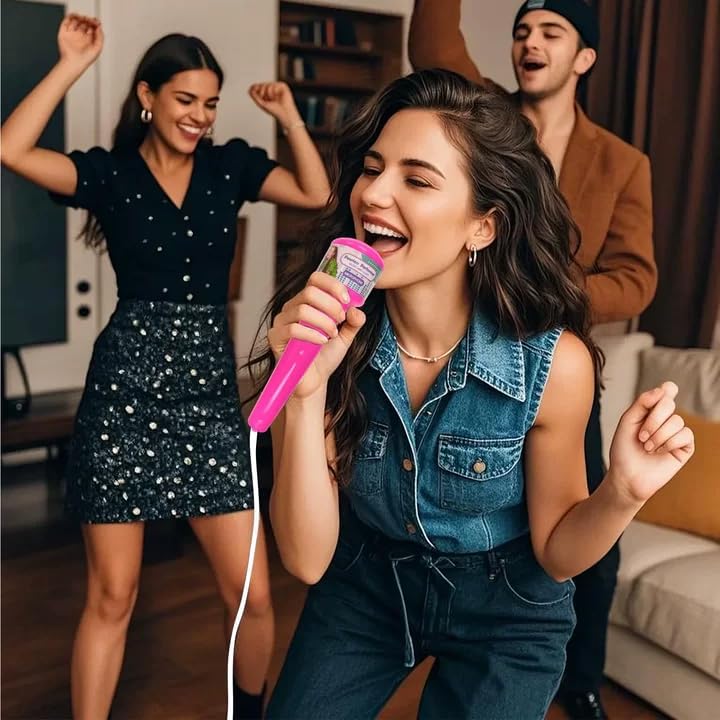 Mikrofon Karaoke Mit Ständer, Karaoke Maschine, Gesangsspielzeug Mit Verstellbarer Höhe, Soundeffekt