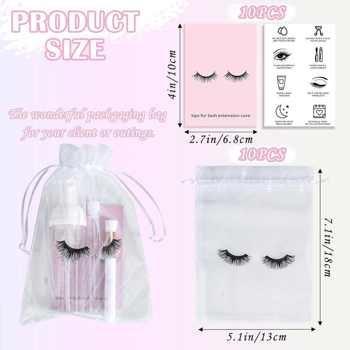 50PCS Lash Shampoo Flaschen Bürsten Set, leere Pumpflasche, Reinigungsbürste, Wimpernverlängerungsro