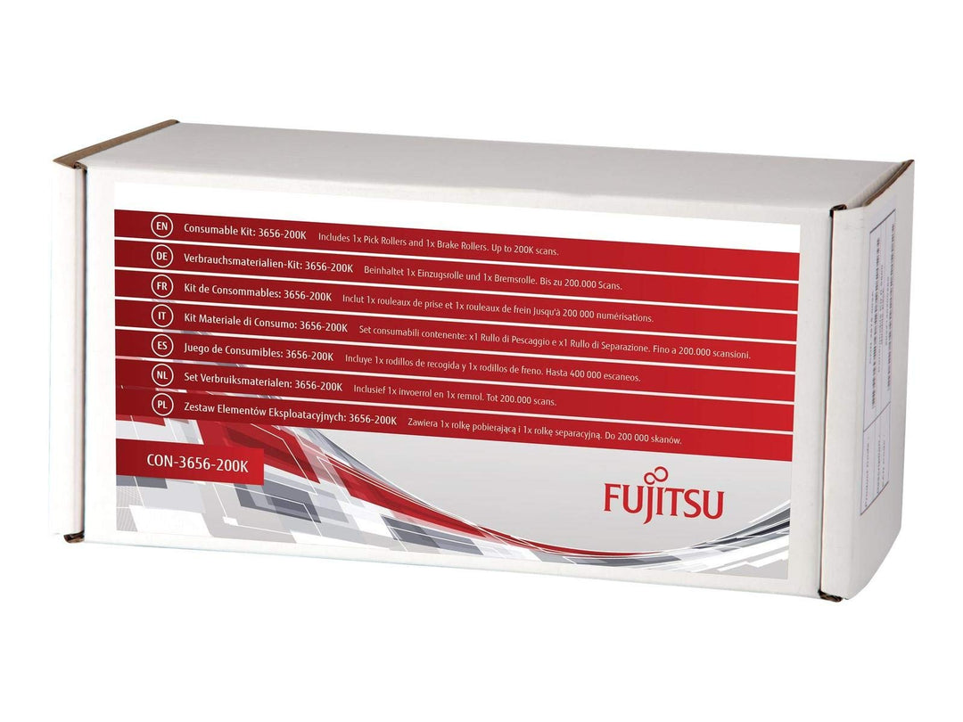 Fujitsu PFU Consumable Kit:3656-200K for iX500 Includes 1x Pick Rollers and 1x Brake Rollers Estimat