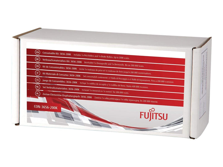 Fujitsu PFU Consumable Kit:3656-200K for iX500 Includes 1x Pick Rollers and 1x Brake Rollers Estimat