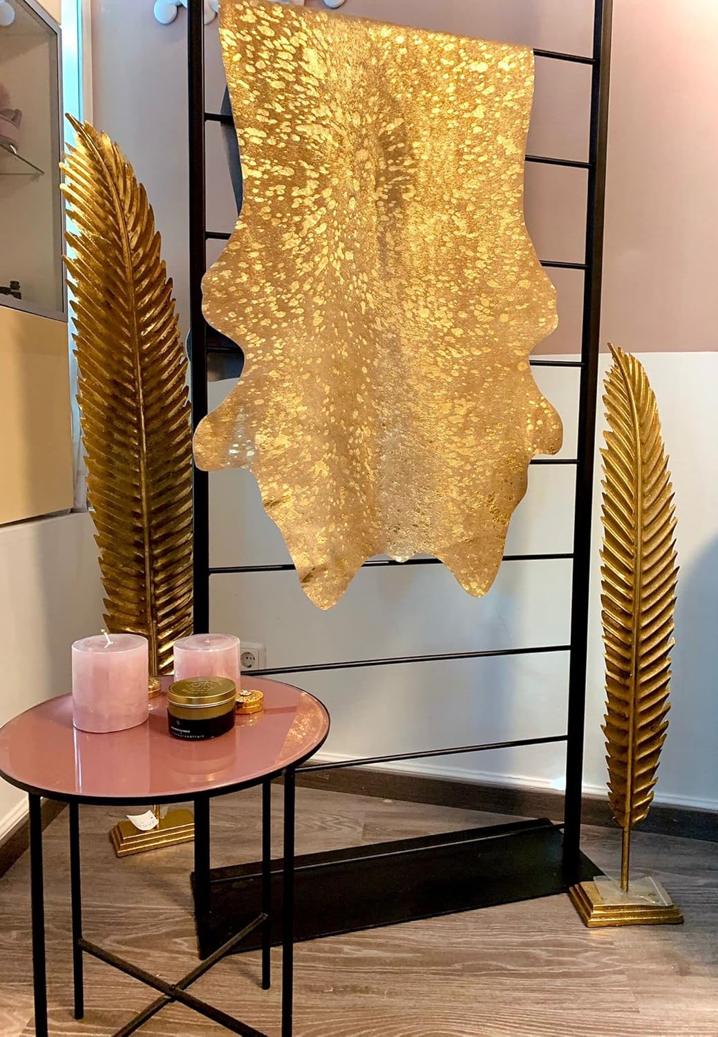 unendlich schoen - Echter Kuhfell Teppich klein, Made in Germany, geruchsneutral, Rinderfell ideal f