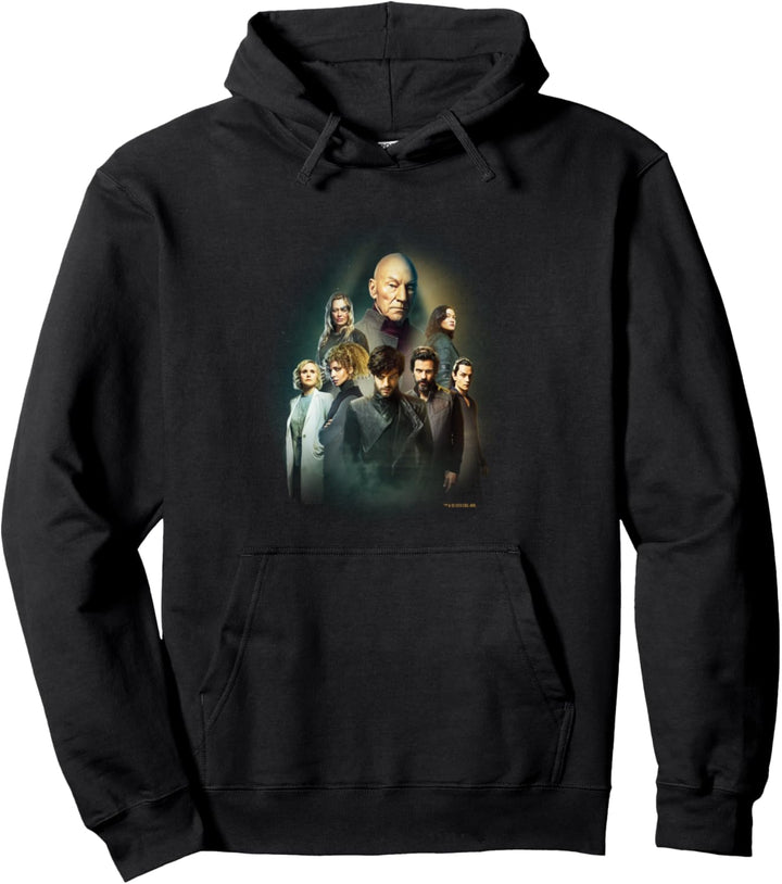 Star Trek Picard Cast Collage Pullover Hoodie