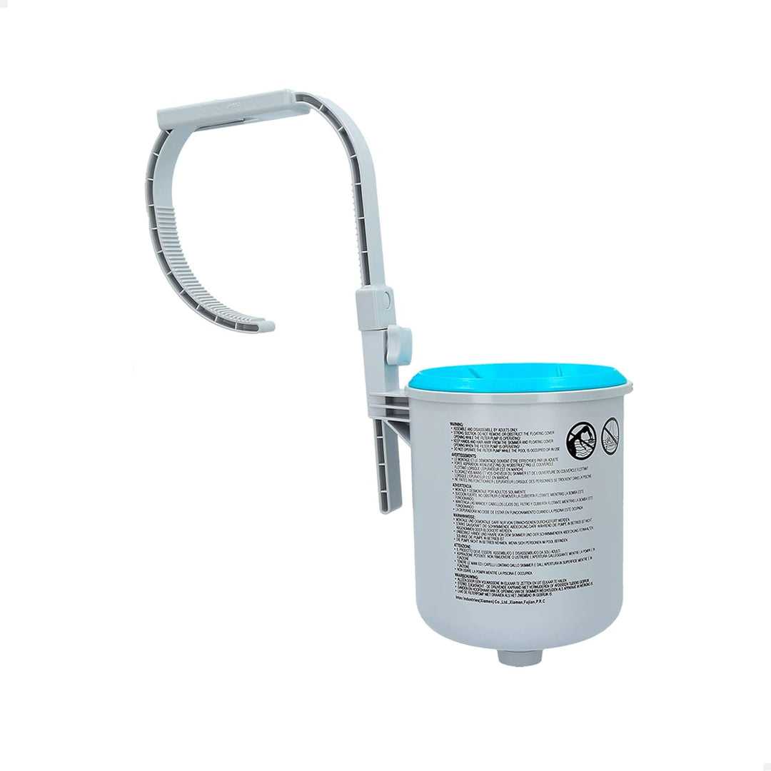 Intex SX925 Sandfilter, 2 m³/h, für Pools bis 17 m³, weiss & Surface Skimmer - Deluxe Wall Mount Sur