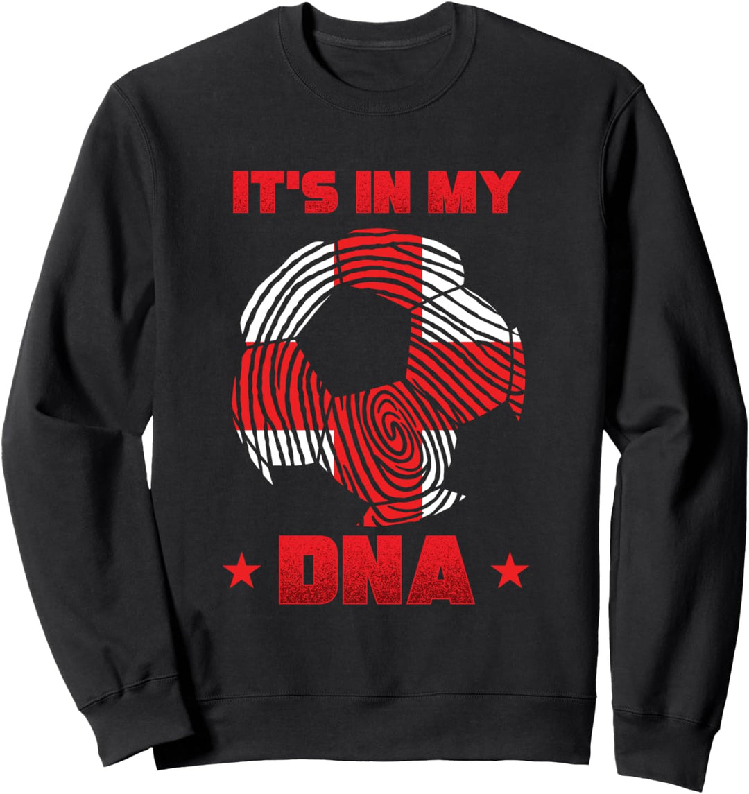 In Meiner DNA England Mannschaft Spieler Fussball Fussball Sweatshirt