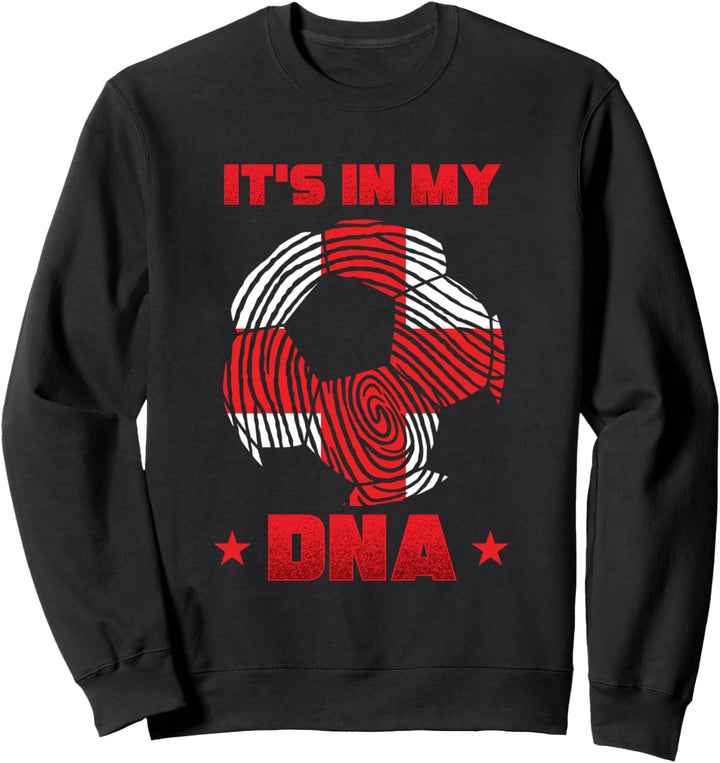 In Meiner DNA England Mannschaft Spieler Fussball Fussball Sweatshirt