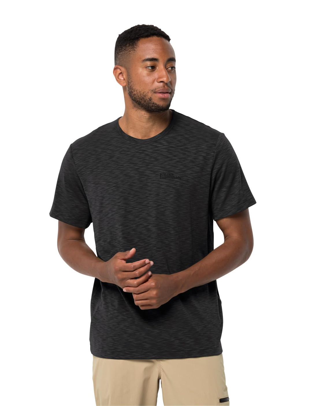 Jack Wolfskin Herren Travel T M T-Shirt Shortsleeve XL Schwarz, XL Schwarz