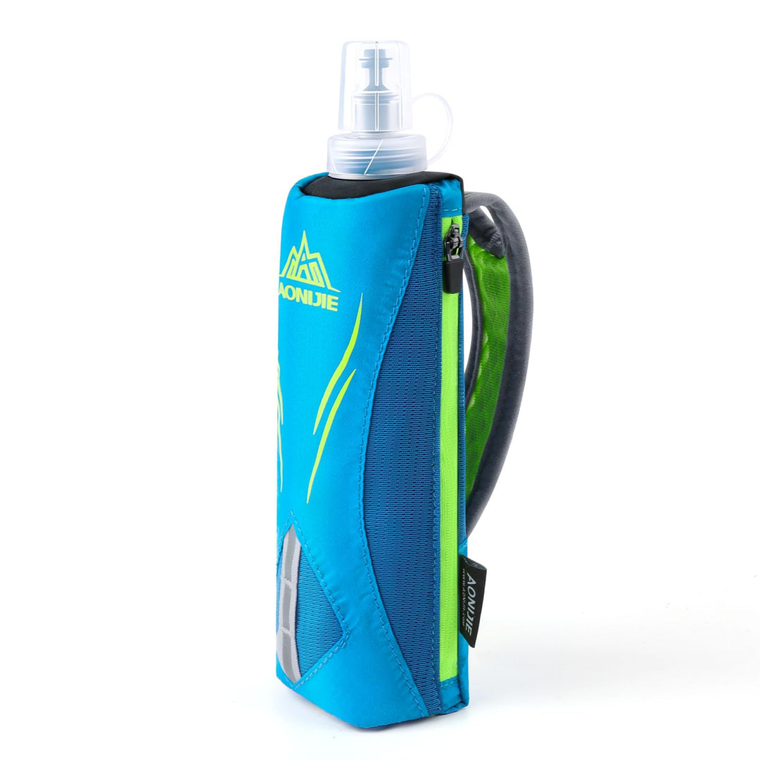 Geila Handheld Trinkflasche zum Laufen, 17 oz Handheld Trinkflasche mit Trageriemen, BPA Sport Soft