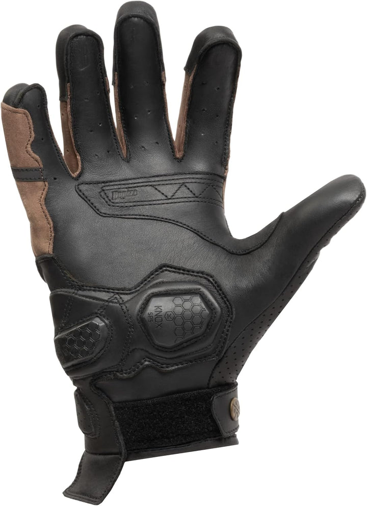 BROGER Ohio Motorradhandschuhe Herren | Rindsleder und Känguru Leder | Knox SPS Protektoren | Stossa