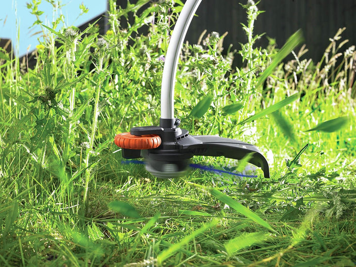 Black+Decker Elektro-Motorsense (900W, E-Drive Technologie, 35 cm Schnittbreite, Kantenschnittfunkti