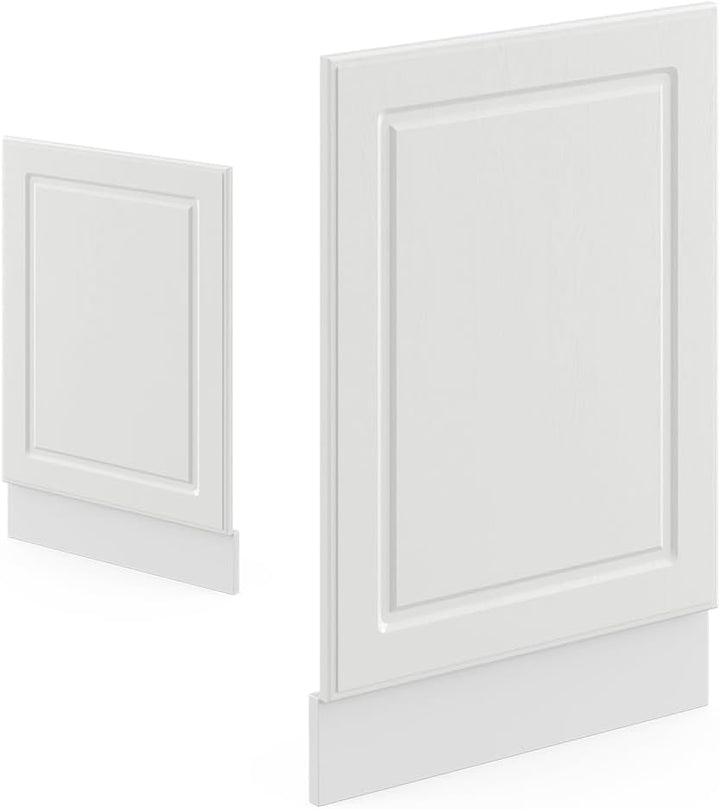 Vicco Frontblende R-Line, Weiss Landhaus/Weiss, 45 cm, AP Anthrazit Weiss Landhaus Frontblende 45 cm
