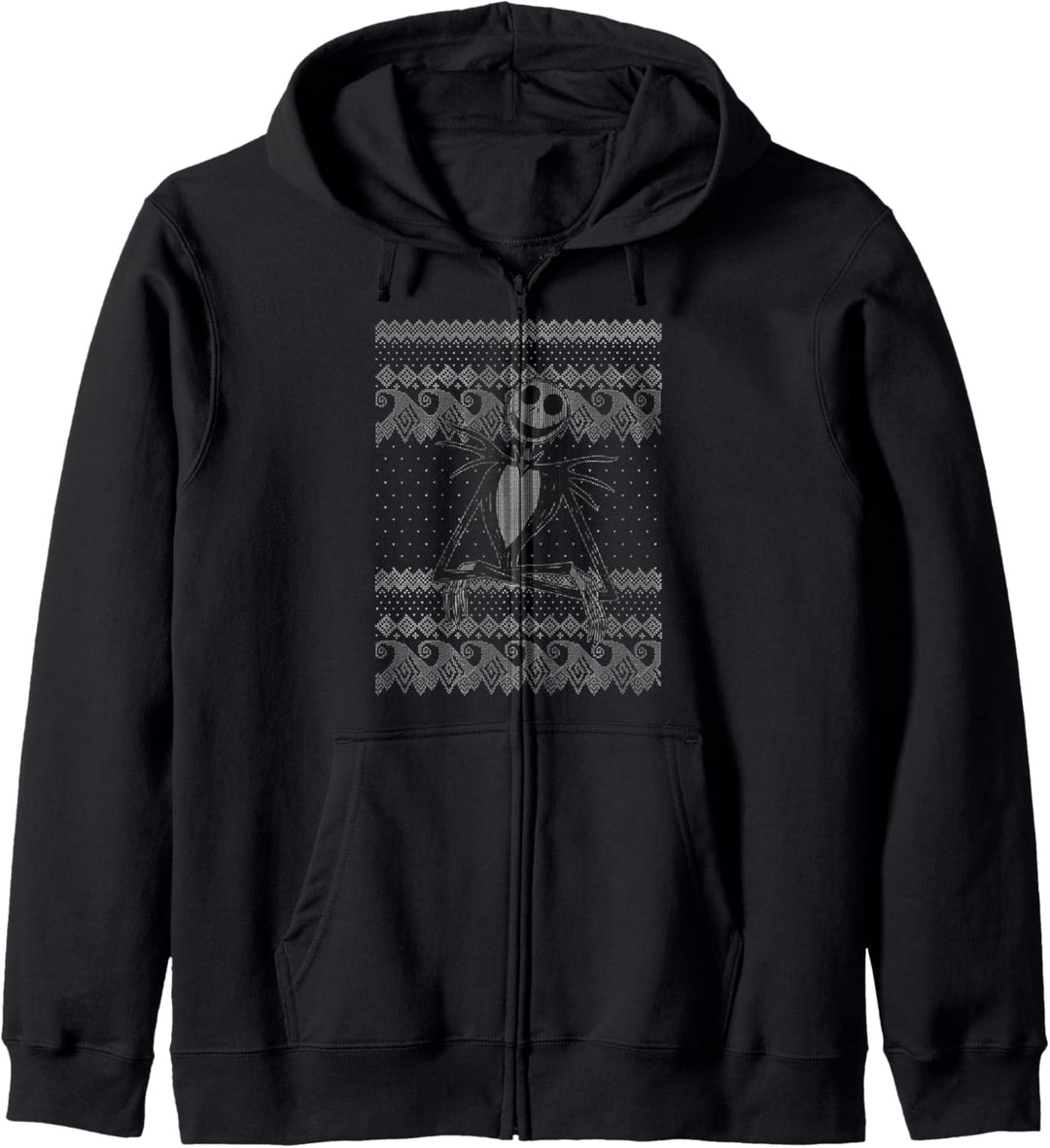 Disney Nightmare Before Christmas Jack Weihnachtspullover Kapuzenjacke