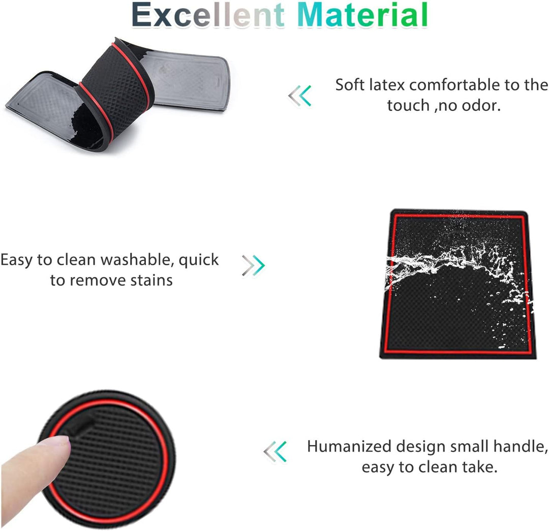 GAFAT 2019-2022 2023 Hyunda-i Kona Elektro EV Electric Antirutschmatten, Kona EV Gummimatten für Mit