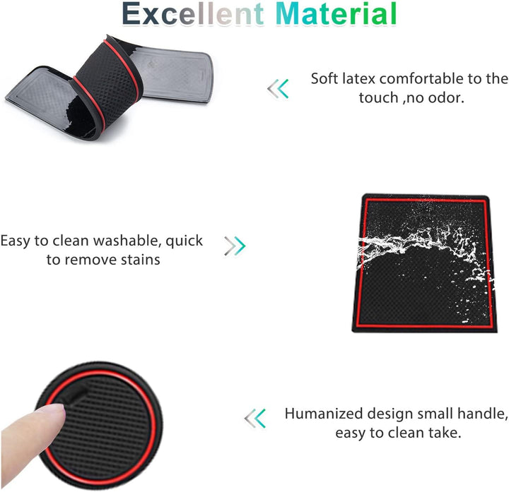 GAFAT 2019-2022 2023 Hyunda-i Kona Elektro EV Electric Antirutschmatten, Kona EV Gummimatten für Mit