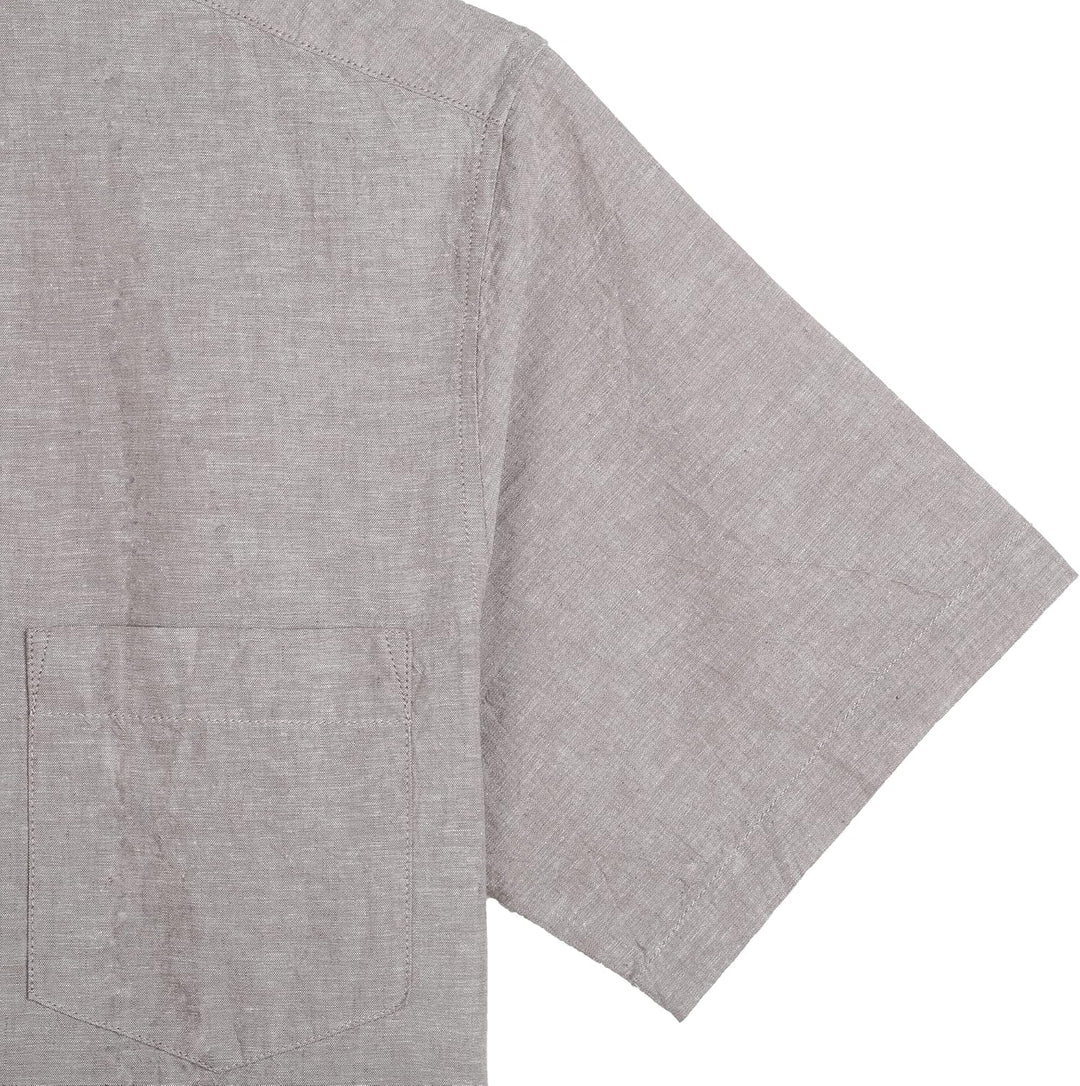 Coevals Club Herren Lässige Leinenhemd Freizeithemd Businesshemd Sommer Kurzarm Regular Fit Hemd XL