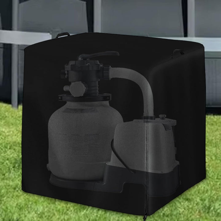 Poolpumpe Abdeckung Poolfilter Abdeckung Abdeckung Für Sandfilteranlage Pool Robustes Poolpumpengehä