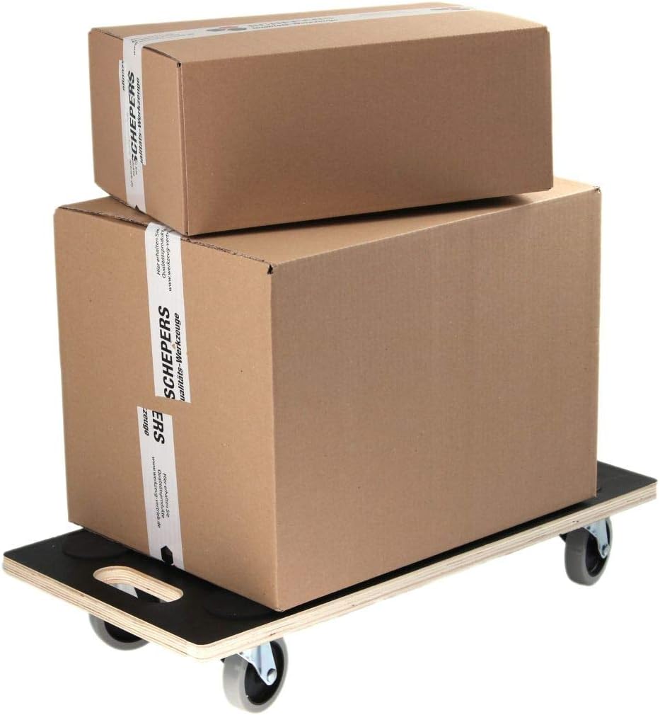 SWV Rollbrett Siebdruck + TPE Transportroller Möbelroller 200 kg (1), 1