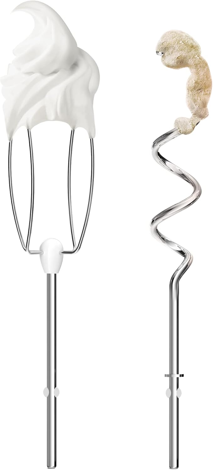 Tefal HT464138 Prep'Mix Hand Mixer with Rotating Bowl 2.5 L 500 W White