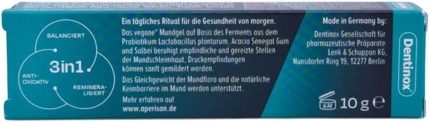 Aperisan Mundgel Mundflora+ 10 g I Pflege bei empfindlichem Zahnfleisch &amp; gereizter Mundschleimhaut
