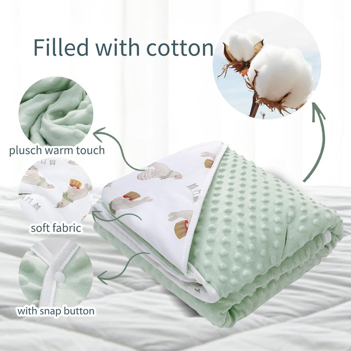 Miracle Baby Einschlagdecke Babyschale Winter Baumwolle Reversible Decke Universal Kuscheldecke 90x9