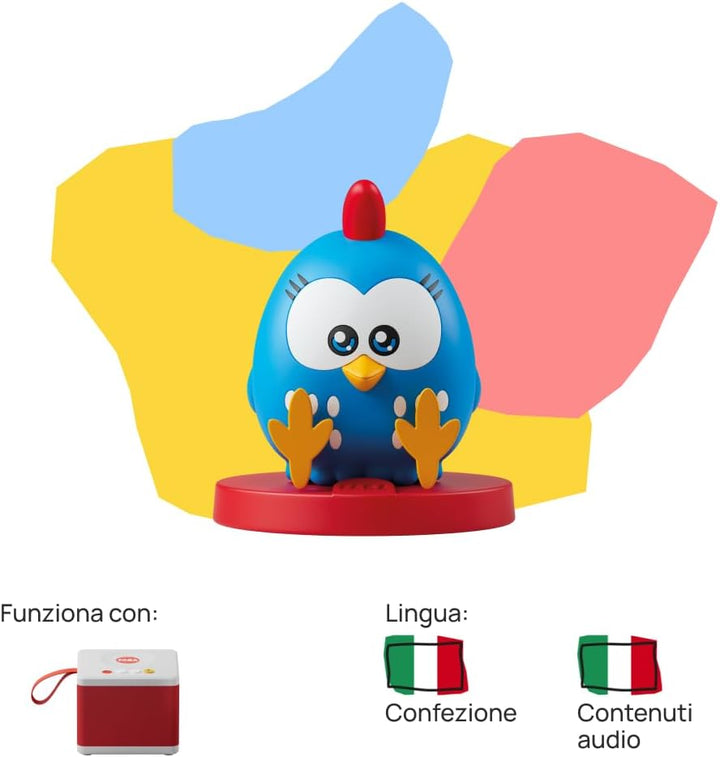 FABA Klangfigur Henne Puntolina, Geschichten und Klangmärchen, pädagogischer Inhalt, Spiel italienis