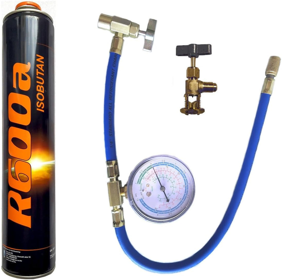 R600a Kältemittel Füllset 420g Dose