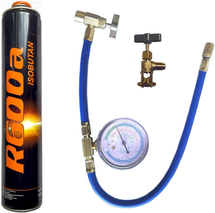 R600a Kältemittel Füllset 420g Dose