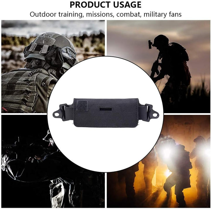 DONGKER Helmgewicht Tasche,Tactical Helmet Pouch Zubehör Balancing Backpack mit 5 Gegengewicht Schwa
