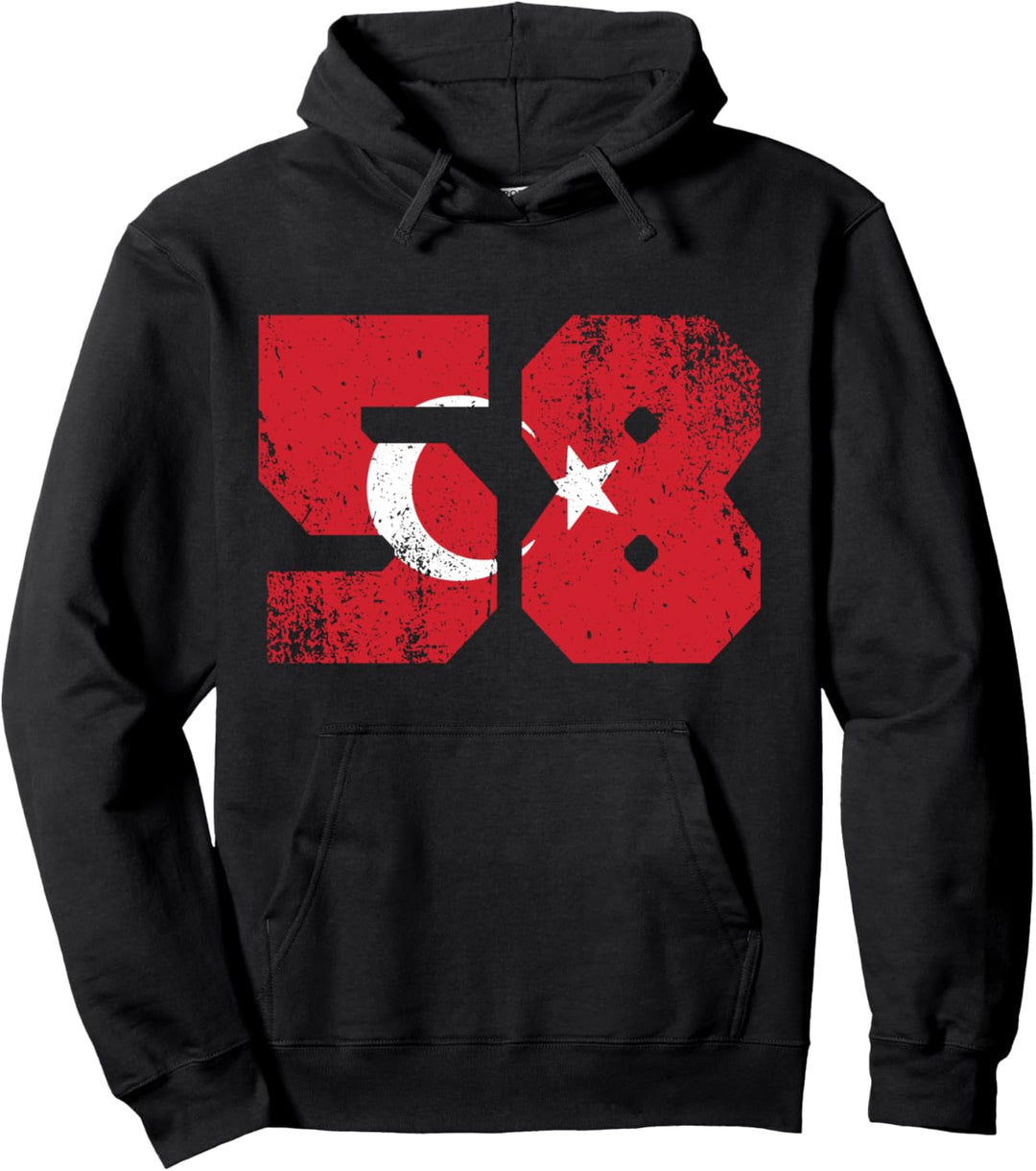 Sivas 58 Memleket Türkiye Bayrak Flagge Türkei Pullover Hoodie