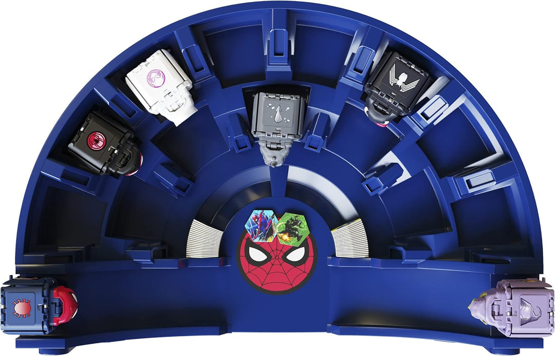 Battle Cubes Marvel Spiderman Battle Arena Set - Glow Venom + Metallic Spiderman 38063 Multicolore