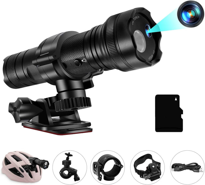 LXMIMI Sportkamera HD 1080P Mini DV Kamera, 120° Motorrad Sport Kamera, Helm Action Kamera, Fahrrad