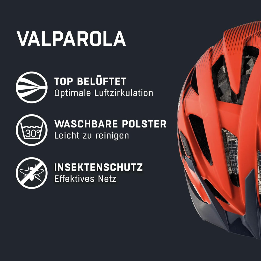 ALPINA VALPAROLA - Stossabsorbierender, Optimal Klimatisierter & Leichter Fahrradhelm Mit Antibakter