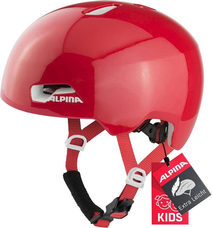 ALPINA HACKNEY - Leichter, Bruchfester & Optimal Klimatisierter Fahrradhelm Mit Nachrüstbarem LED Fü