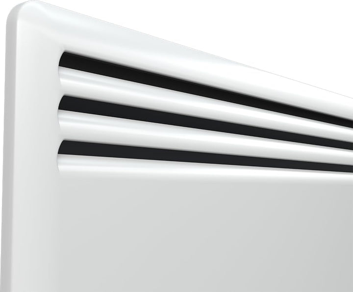 Elektrische Konvektorheizung Nobø NFK4N 2000W inkl. Rollen und Wandmontage, Weiss, Smart-Thermostat