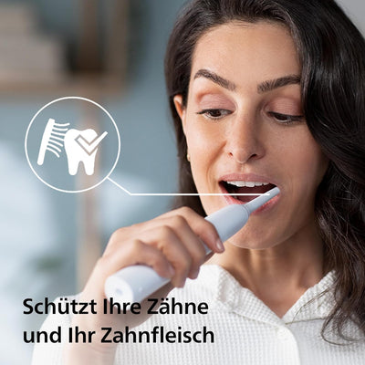 Philips Sonicare 4100 – elektrische Philips Sonicare Zahnbürste für Erwachsene mit 1 x Philips W2 Op