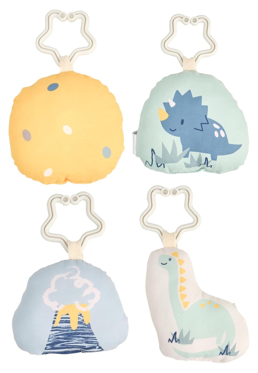 Sterntaler Spielbogen Dino Rexi - Spielbogen wattiert - Baby Spieldecke mit Bogen und Spielfiguren z