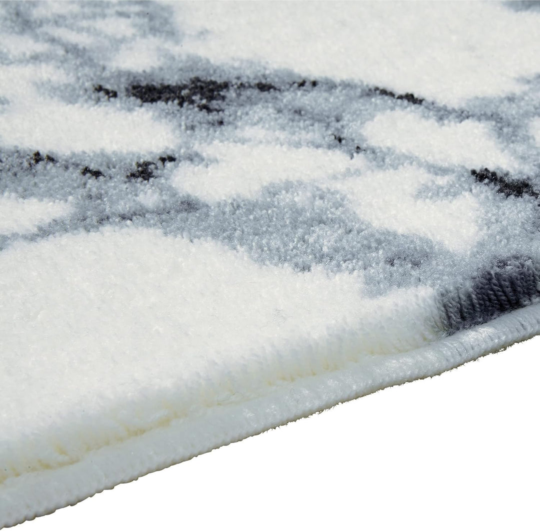 Erwin Müller Badematte, Badteppich, Badvorleger rutschhemmend Marmor Natur Grösse 60x100 cm - sehr s