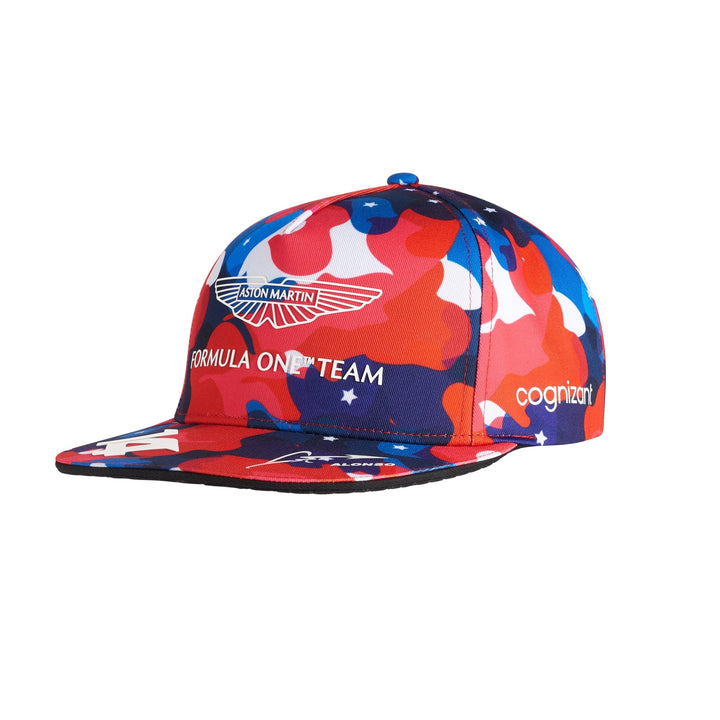 Aston Martin Formel 1 Team 2023 - Team Fernando Alonso USA GP Special Edition Baseball Cap Offiziell