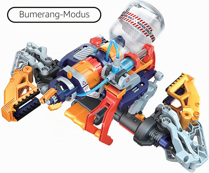 Construct &amp; Create Mega Cyborg 5-in-1 Wasserblaster STEM Bausatz Mint Technik-Projekt für Kinder Eig