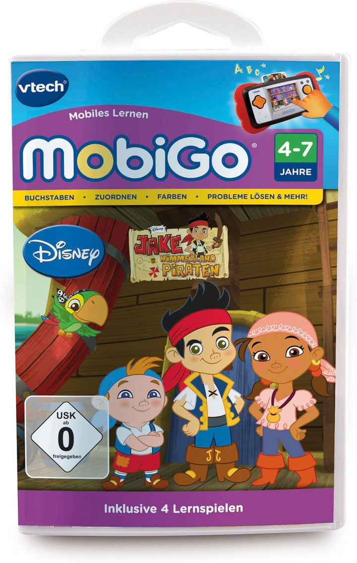 Jake und die Nimmerland Piraten,MobiGo Lernspiel: Mobiles Lernen. 4-7 Jahre. Buchstaben, Zuordnen, F