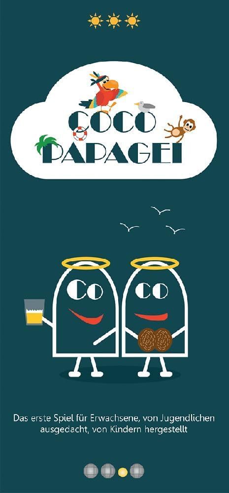 Hiboutatillus | Coco Papagei | Partyspiel | Kartenspiel | 3+ Spieler | Ab 18+ Jahren | 30-45 Minuten