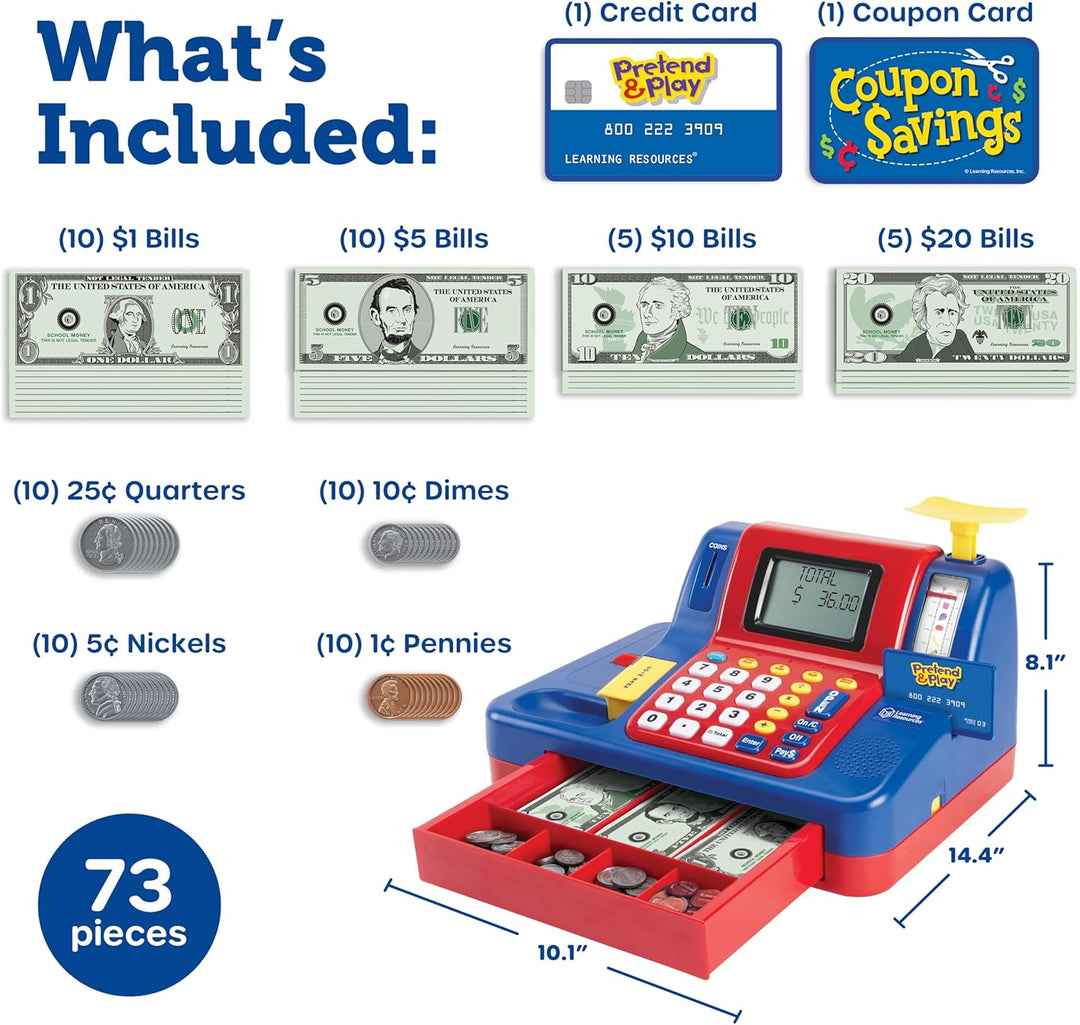 Learning Resources Teaching Cash Register